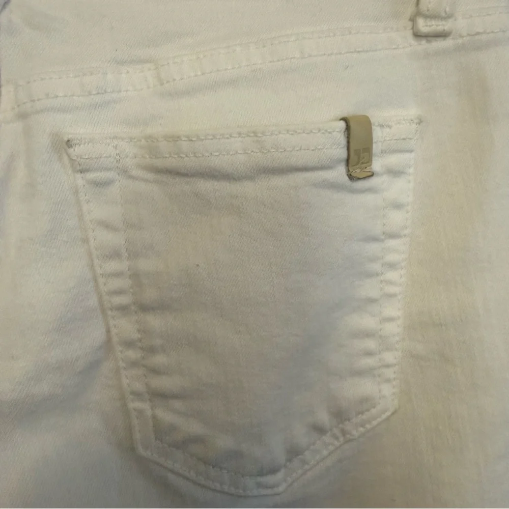 Joe's Jeans Women's Off-White Straight-Leg Jeans - Picture 11 of 16